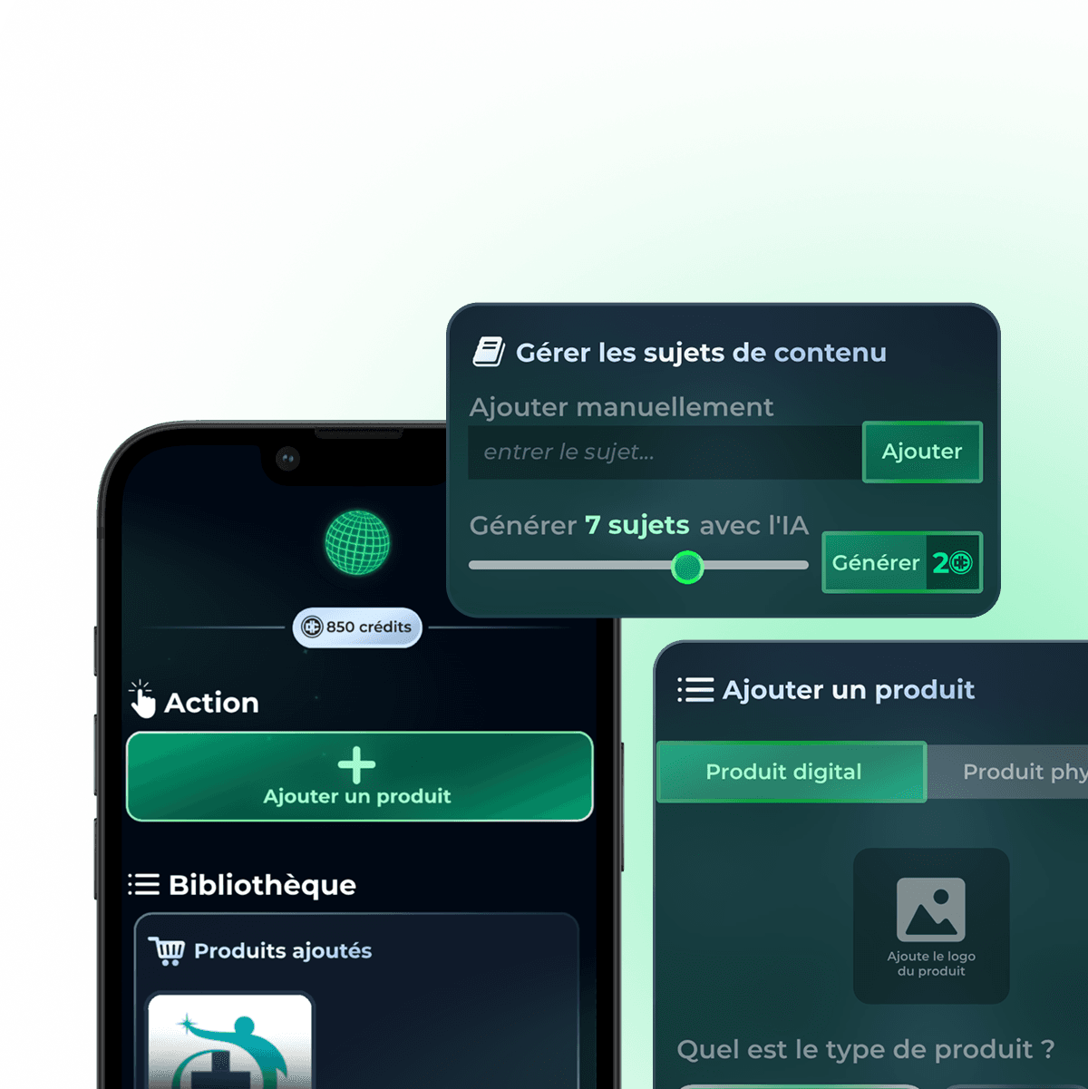 Create product illustration